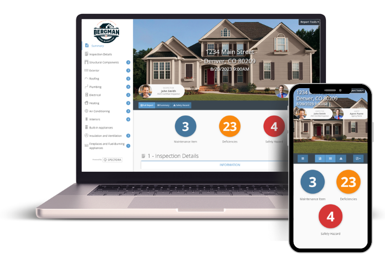 Our Spectora reports can be viewed on any device!